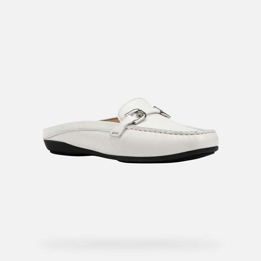 Geox Loafers White Annytah - Geox Womens Shoes - QAOKTW986